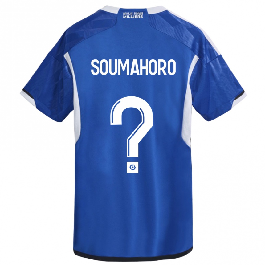 Vyrai Mohamed Soumahoro #0 Mėlyna Namų Marškinėliai 2023/24 T-Shirt
