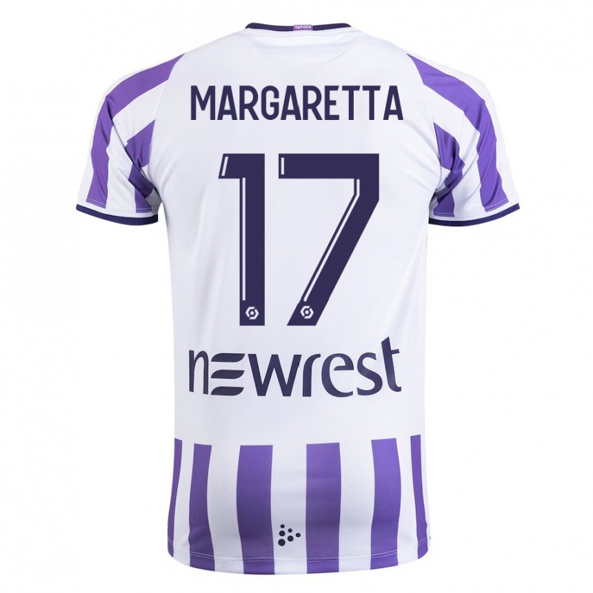 Vyrai Jessica Margaretta #17 Baltas Namų Marškinėliai 2023/24 T-Shirt