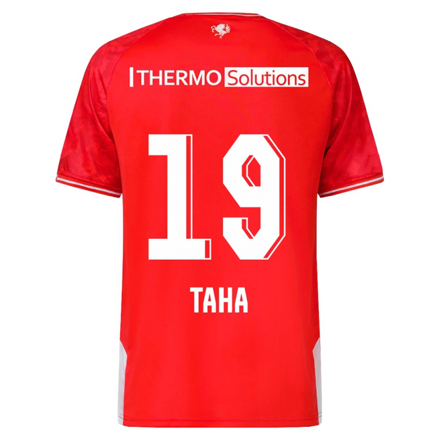 Vyrai Younes Taha #19 Raudona Namų Marškinėliai 2023/24 T-Shirt