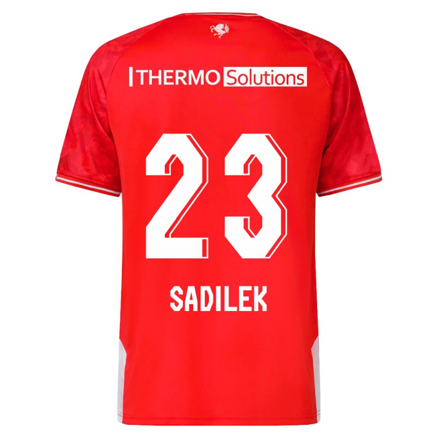 Vyrai Michal Sadilek #23 Raudona Namų Marškinėliai 2023/24 T-Shirt