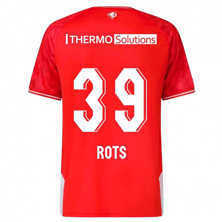 Vyrai Mats Rots #39 Raudona Namų Marškinėliai 2023/24 T-Shirt