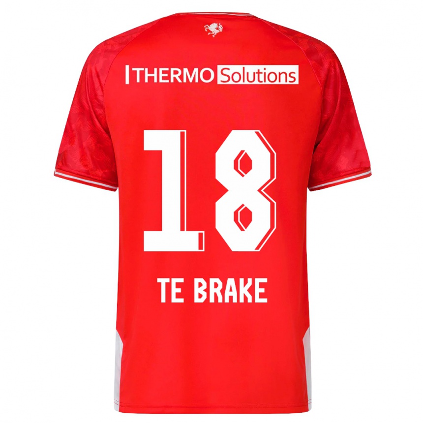 Vyrai Sophie Te Brake #18 Raudona Namų Marškinėliai 2023/24 T-Shirt