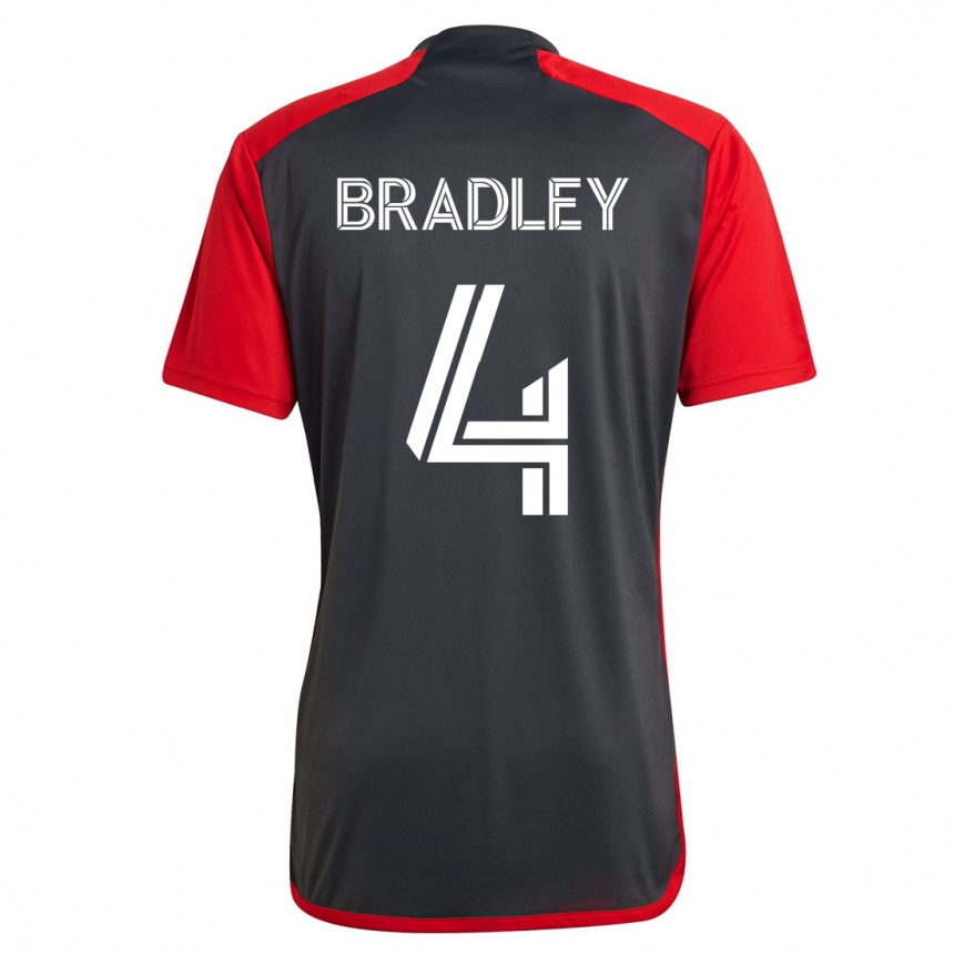 Vyrai Michael Bradley #4 Pilka Namų Marškinėliai 2023/24 T-Shirt