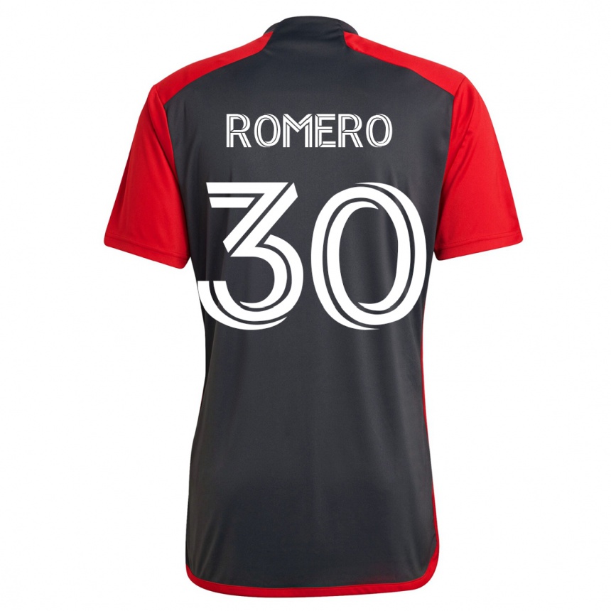 Vyrai Tomás Romero #30 Pilka Namų Marškinėliai 2023/24 T-Shirt