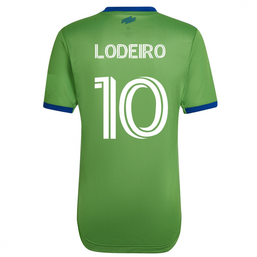 Vyrai Nicolás Lodeiro #10 Žalias Namų Marškinėliai 2023/24 T-Shirt