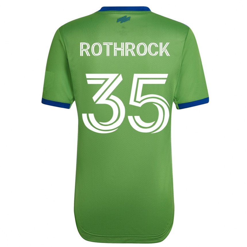 Vyrai Paul Rothrock #35 Žalias Namų Marškinėliai 2023/24 T-Shirt