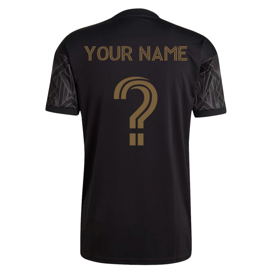 Vyrai Jūsų Vardas #0 Juoda Namų Marškinėliai 2023/24 T-Shirt