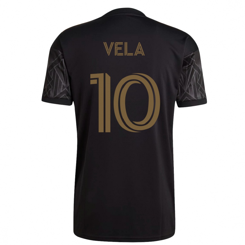 Vyrai Carlos Vela #10 Juoda Namų Marškinėliai 2023/24 T-Shirt