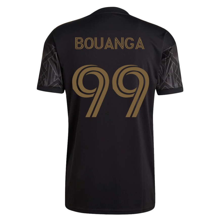 Vyrai Denis Bouanga #99 Juoda Namų Marškinėliai 2023/24 T-Shirt