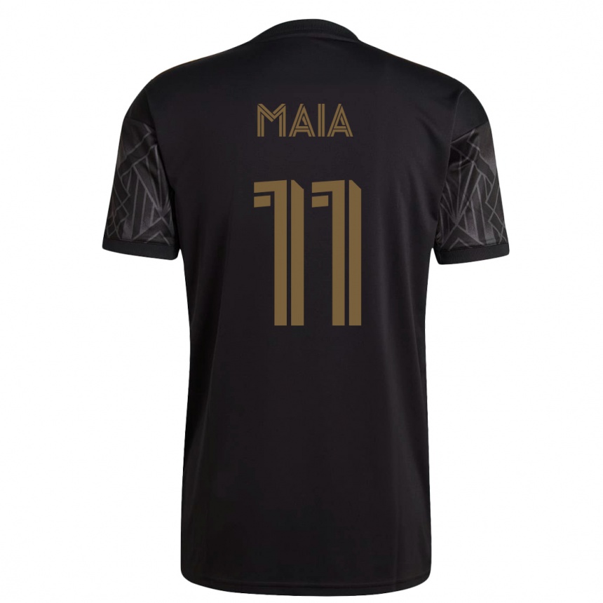 Vyrai Matheus Maia #11 Juoda Namų Marškinėliai 2023/24 T-Shirt