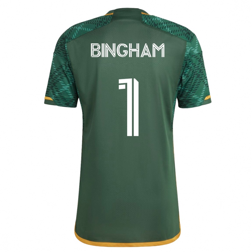Vyrai David Bingham #1 Žalias Namų Marškinėliai 2023/24 T-Shirt