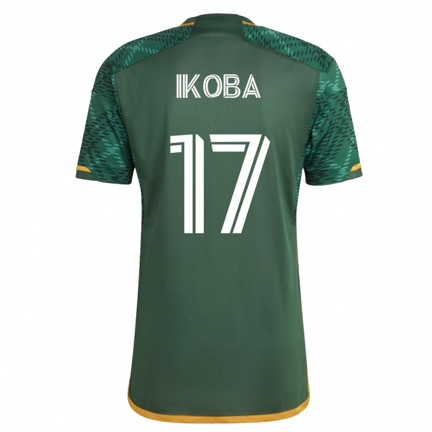 Vyrai Tega Ikoba #17 Žalias Namų Marškinėliai 2023/24 T-Shirt