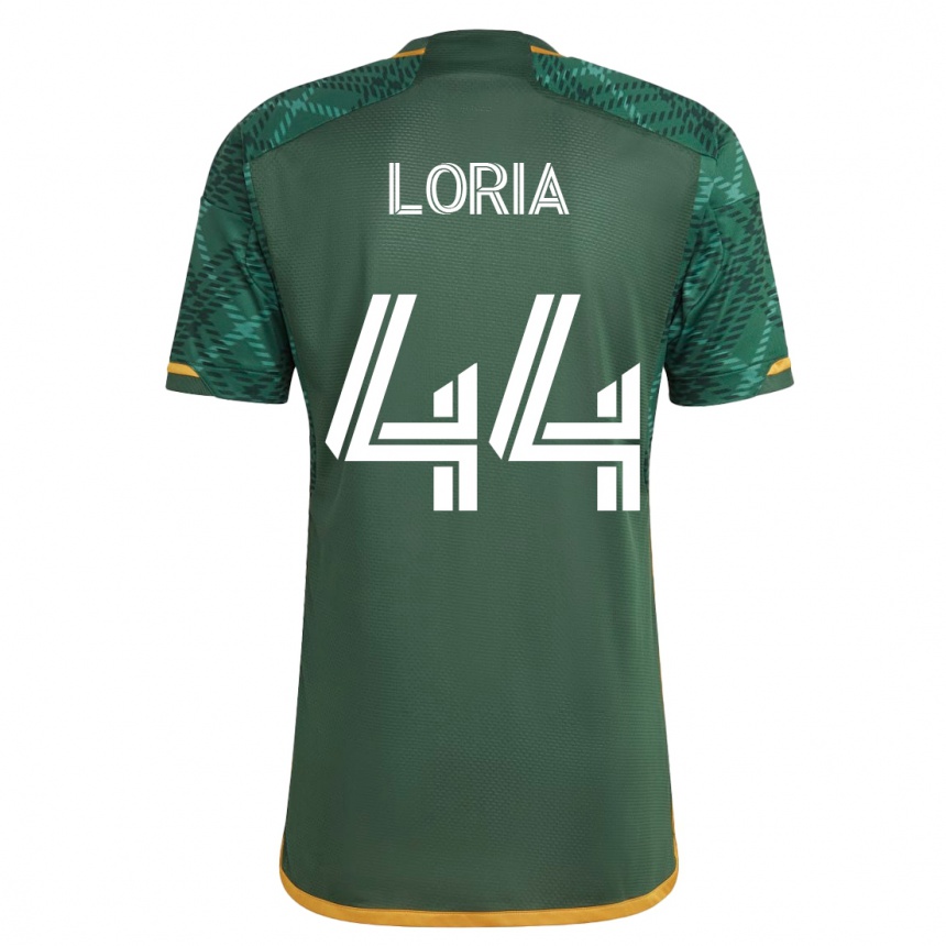 Vyrai Marvin Loría #44 Žalias Namų Marškinėliai 2023/24 T-Shirt