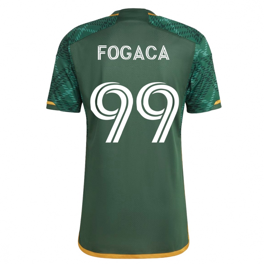 Vyrai Nathan Fogaça #99 Žalias Namų Marškinėliai 2023/24 T-Shirt