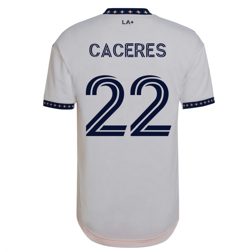 Vyrai Martín Cáceres #22 Baltas Namų Marškinėliai 2023/24 T-Shirt