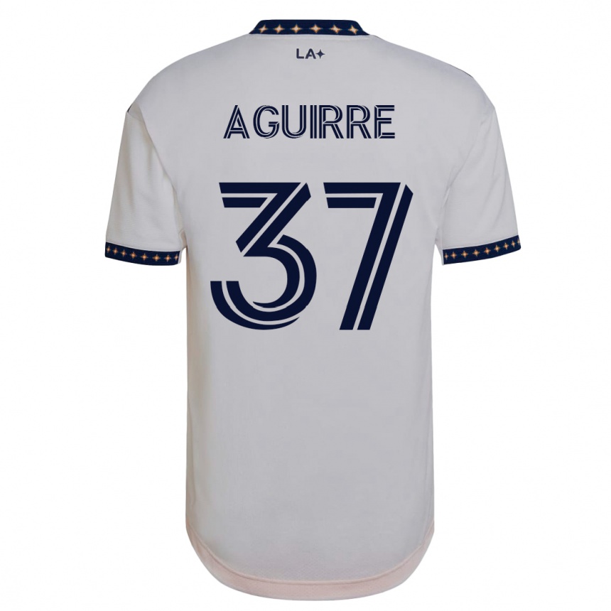Vyrai Daniel Aguirre #37 Baltas Namų Marškinėliai 2023/24 T-Shirt