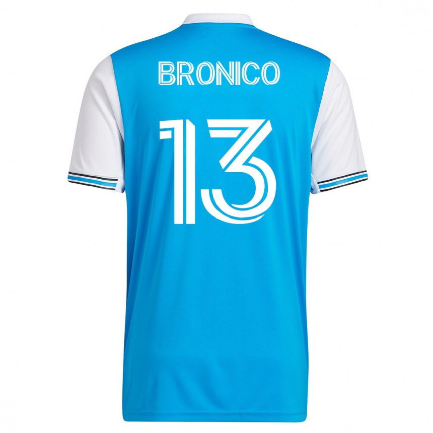 Vyrai Brandt Bronico #13 Mėlyna Namų Marškinėliai 2023/24 T-Shirt