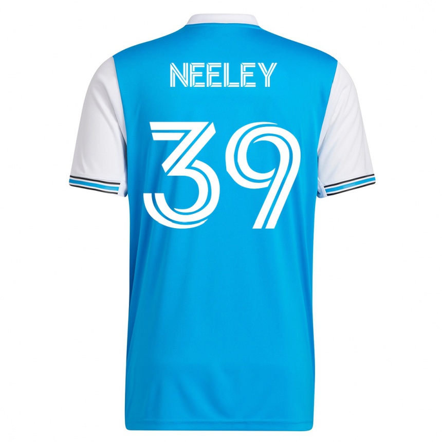 Vyrai Jack Neeley #39 Mėlyna Namų Marškinėliai 2023/24 T-Shirt