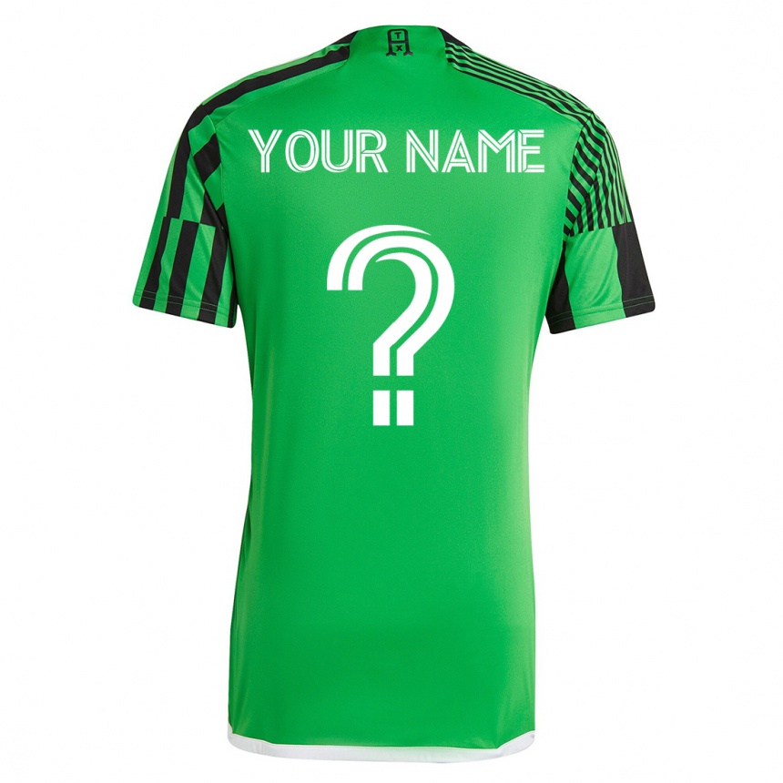 Vyrai Jūsų Vardas #0 Žalia Juoda Namų Marškinėliai 2023/24 T-Shirt