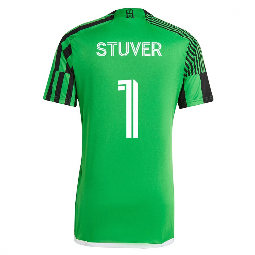Vyrai Brad Stuver #1 Žalia Juoda Namų Marškinėliai 2023/24 T-Shirt