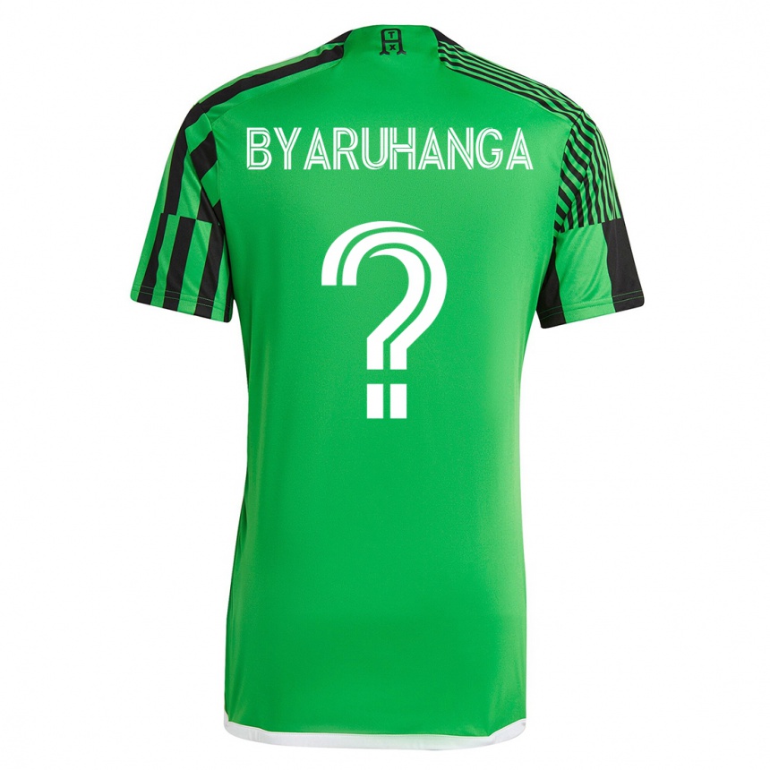 Vyrai Bobosi Byaruhanga #0 Žalia Juoda Namų Marškinėliai 2023/24 T-Shirt