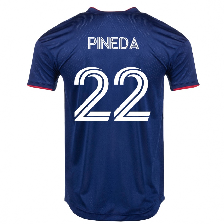 Vyrai Mauricio Pineda #22 Karinis Jūrų Laivynas Namų Marškinėliai 2023/24 T-Shirt
