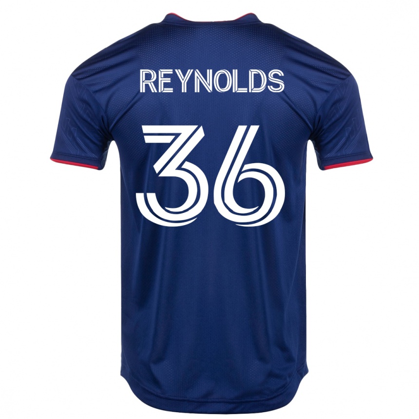 Vyrai Justin Reynolds #36 Karinis Jūrų Laivynas Namų Marškinėliai 2023/24 T-Shirt