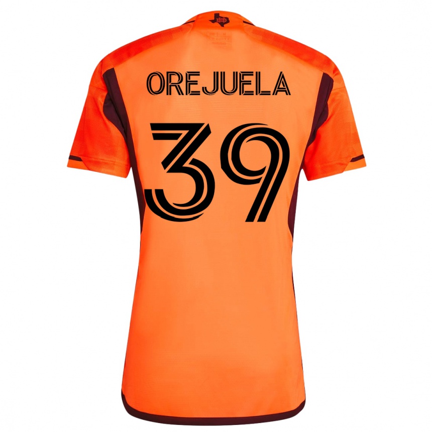 Vyrai Jesus Orejuela #39 Oranžinė Namų Marškinėliai 2023/24 T-Shirt