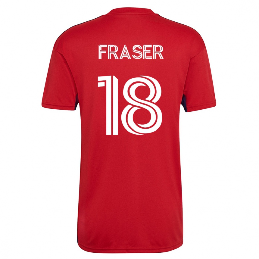 Vyrai Liam Fraser #18 Raudona Namų Marškinėliai 2023/24 T-Shirt