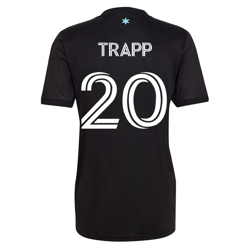 Vyrai Wil Trapp #20 Juoda Namų Marškinėliai 2023/24 T-Shirt
