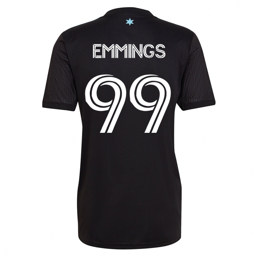 Vyrai Fred Emmings #99 Juoda Namų Marškinėliai 2023/24 T-Shirt