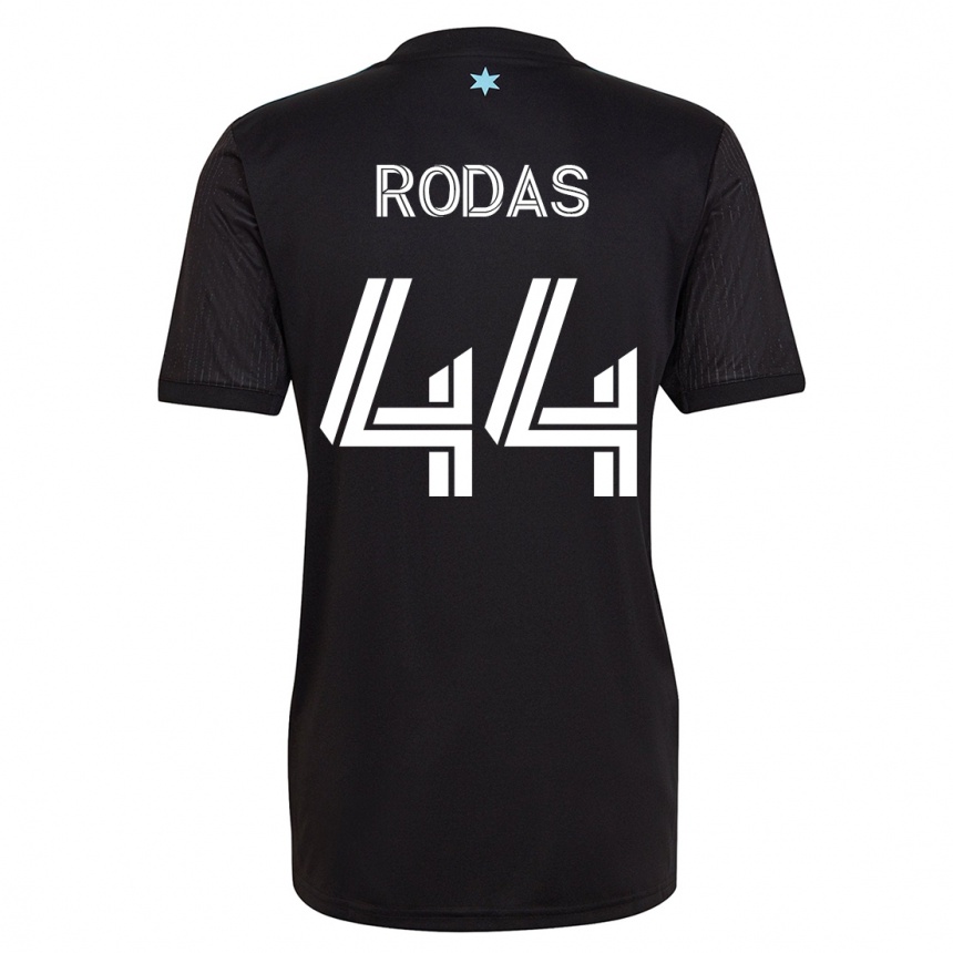 Vyrai Geremy Rodas #44 Juoda Namų Marškinėliai 2023/24 T-Shirt