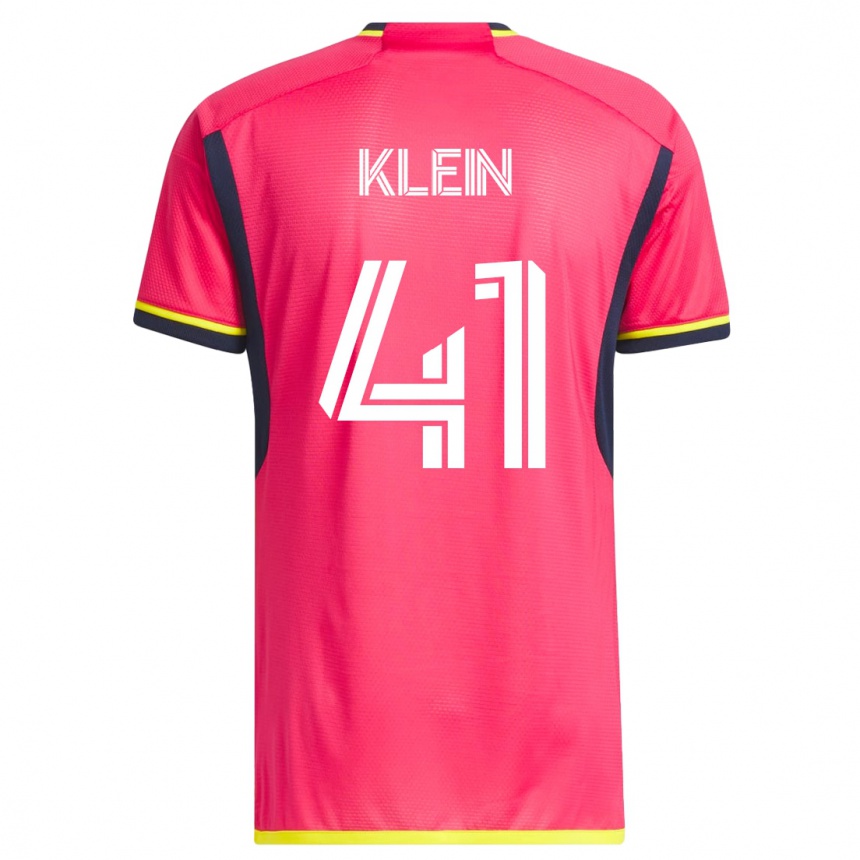 Vyrai Johnny Klein #41 Rožinis Namų Marškinėliai 2023/24 T-Shirt