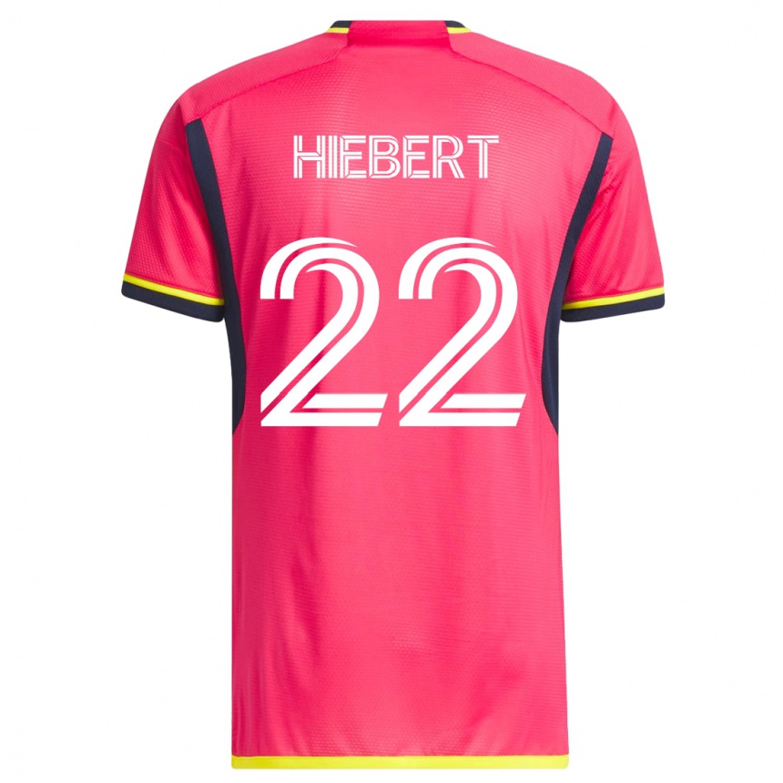 Vyrai Kyle Hiebert #22 Rožinis Namų Marškinėliai 2023/24 T-Shirt
