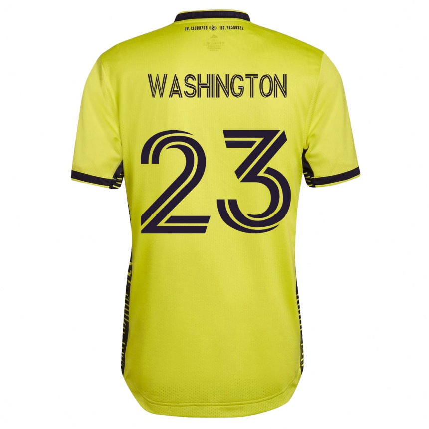 Vyrai Taylor Washington #23 Geltona Namų Marškinėliai 2023/24 T-Shirt