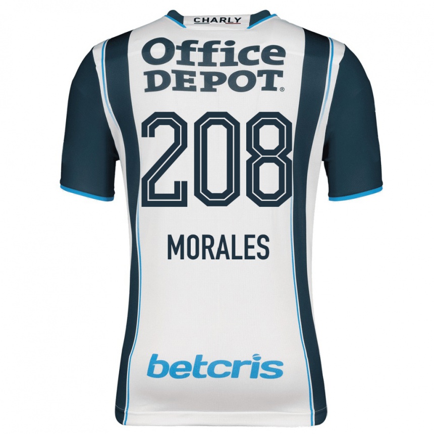 Vyrai Erik Morales #208 Karinis Jūrų Laivynas Namų Marškinėliai 2023/24 T-Shirt