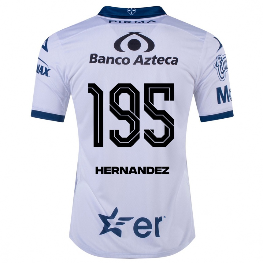 Vyrai Daniel Hernández #195 Baltas Namų Marškinėliai 2023/24 T-Shirt