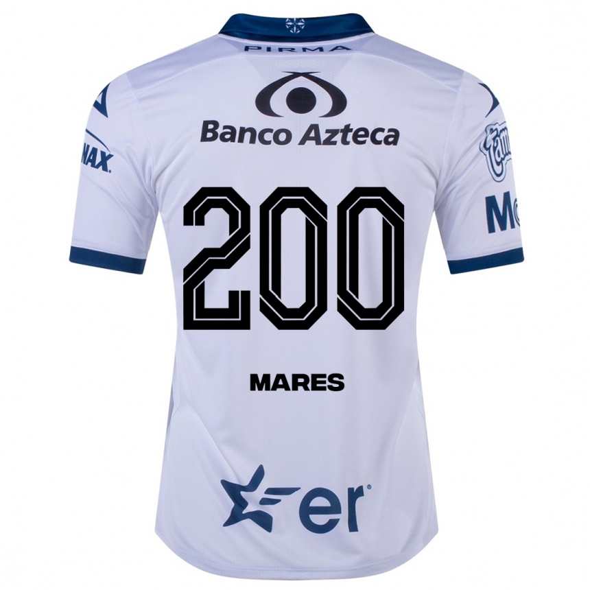 Vyrai Cristian Mares #200 Baltas Namų Marškinėliai 2023/24 T-Shirt