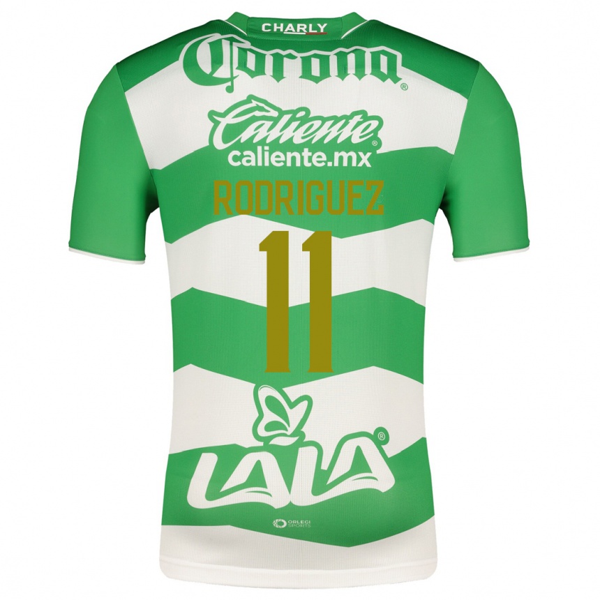 Vyrai Cynthia Rodríguez #11 Žalias Namų Marškinėliai 2023/24 T-Shirt