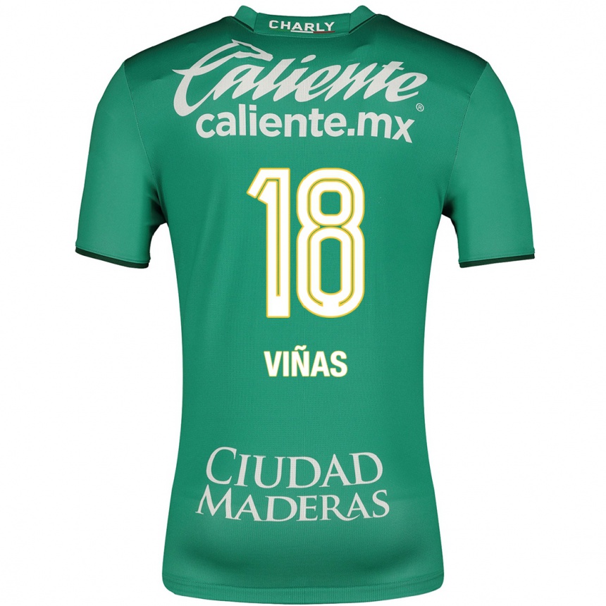 Vyrai Federico Viñas #18 Žalias Namų Marškinėliai 2023/24 T-Shirt