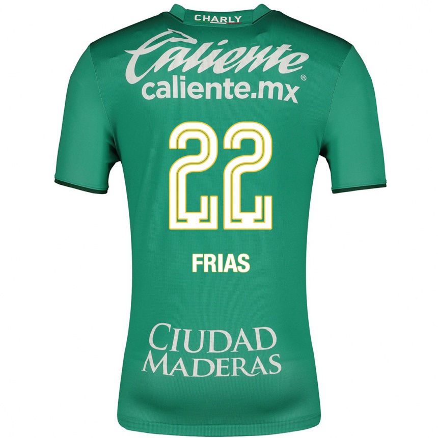 Vyrai Adonis Frías #22 Žalias Namų Marškinėliai 2023/24 T-Shirt