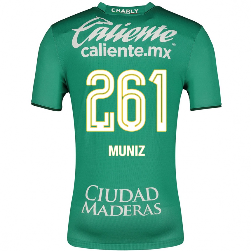 Vyrai César Muñiz #261 Žalias Namų Marškinėliai 2023/24 T-Shirt