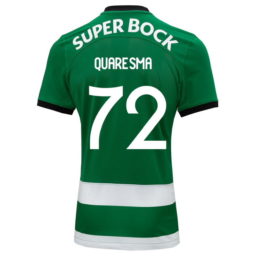 Vyrai Eduardo Quaresma #72 Žalias Namų Marškinėliai 2023/24 T-Shirt