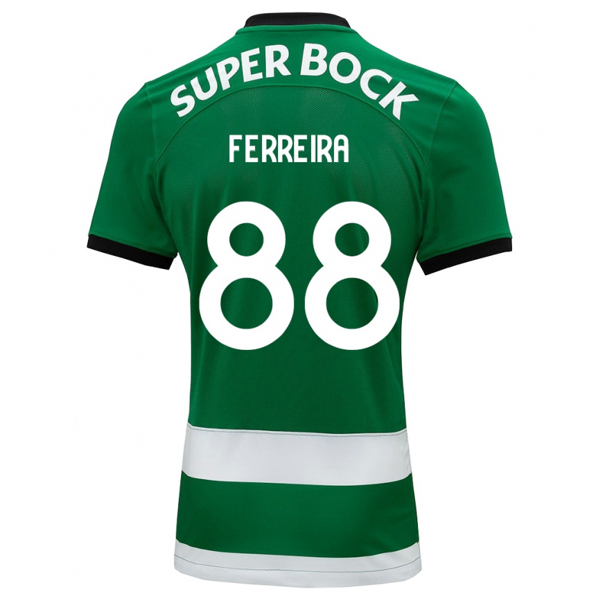 Vyrai Tiago Ferreira #88 Žalias Namų Marškinėliai 2023/24 T-Shirt