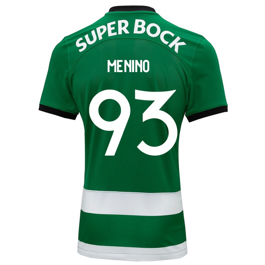 Vyrai Miguel Menino #93 Žalias Namų Marškinėliai 2023/24 T-Shirt