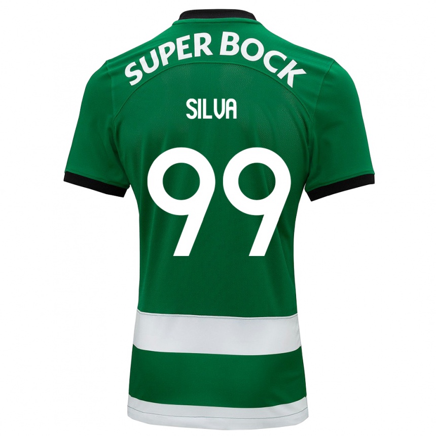 Vyrai Francisco Silva #99 Žalias Namų Marškinėliai 2023/24 T-Shirt