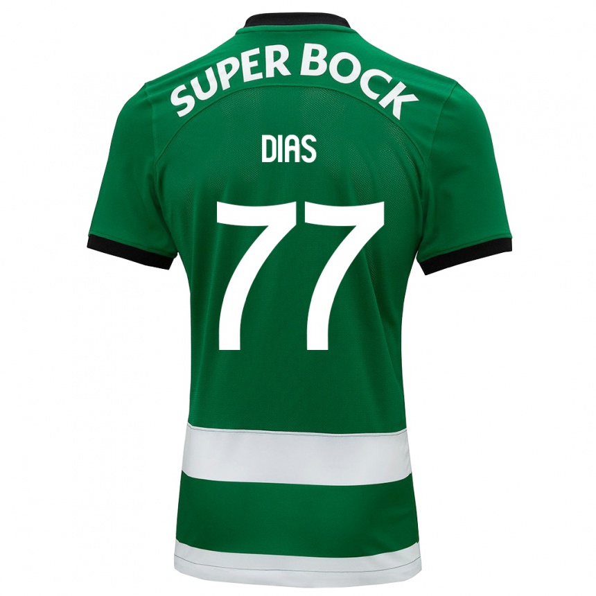 Vyrai Lucas Dias #77 Žalias Namų Marškinėliai 2023/24 T-Shirt