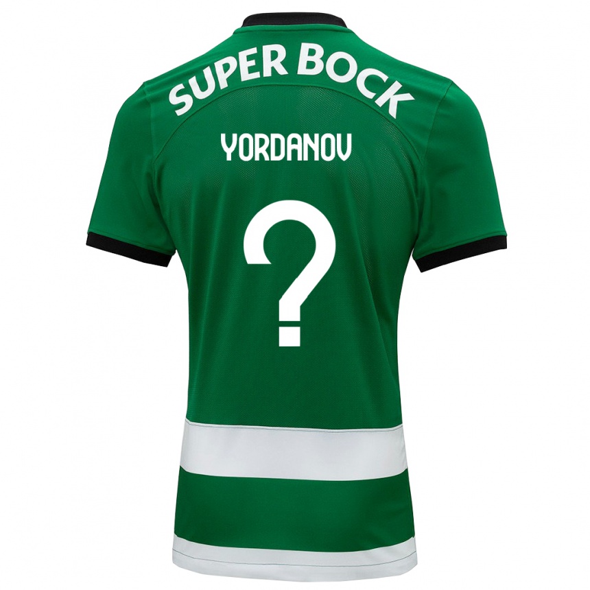 Vyrai Ricardo Yordanov #0 Žalias Namų Marškinėliai 2023/24 T-Shirt