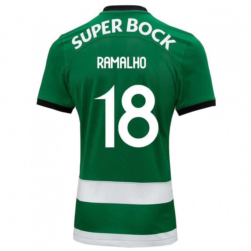 Vyrai Inês Filipa Ramalho Gonçalves #18 Žalias Namų Marškinėliai 2023/24 T-Shirt