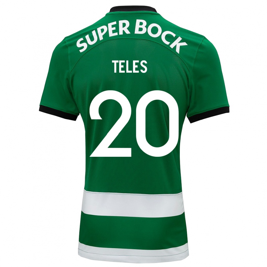 Vyrai Ana Isabel Teles #20 Žalias Namų Marškinėliai 2023/24 T-Shirt